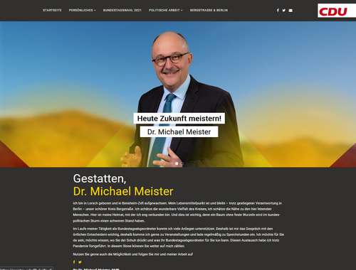 MdB Dr. Michael Meister